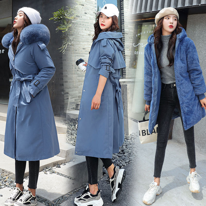 New Style Parka with Detachable Fleece | Mid-Length Women's Winter Coat