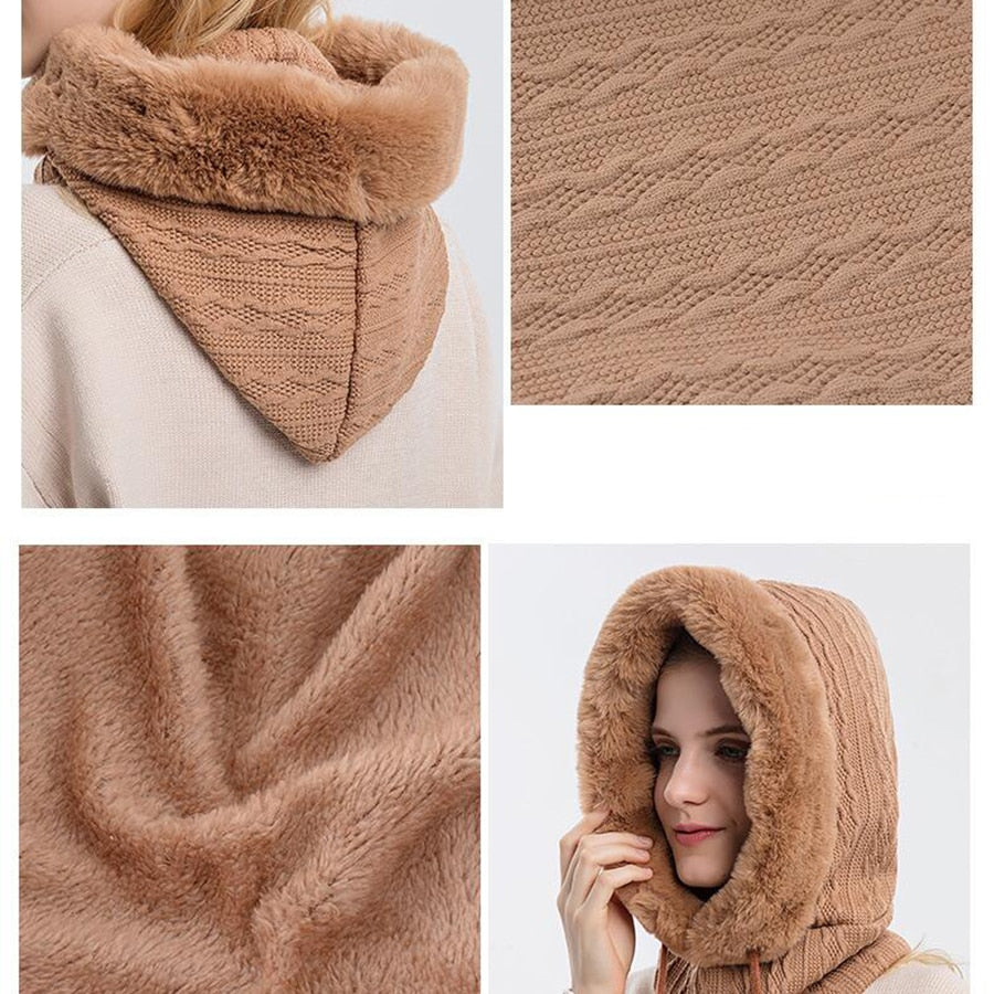 Winter Warm Cap | Winter Men Women Hats Thermal Fleece Balaclava | Hiking Cap Mask