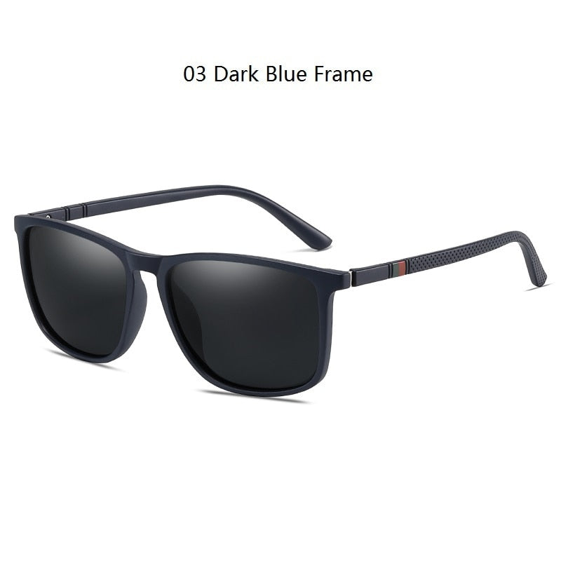 Luxury Square Vintage Polarized Sunglasses For Men or Women Fashion Travel Driving Anti-glare Sun Glasses Male TR90 Eyewear UV400