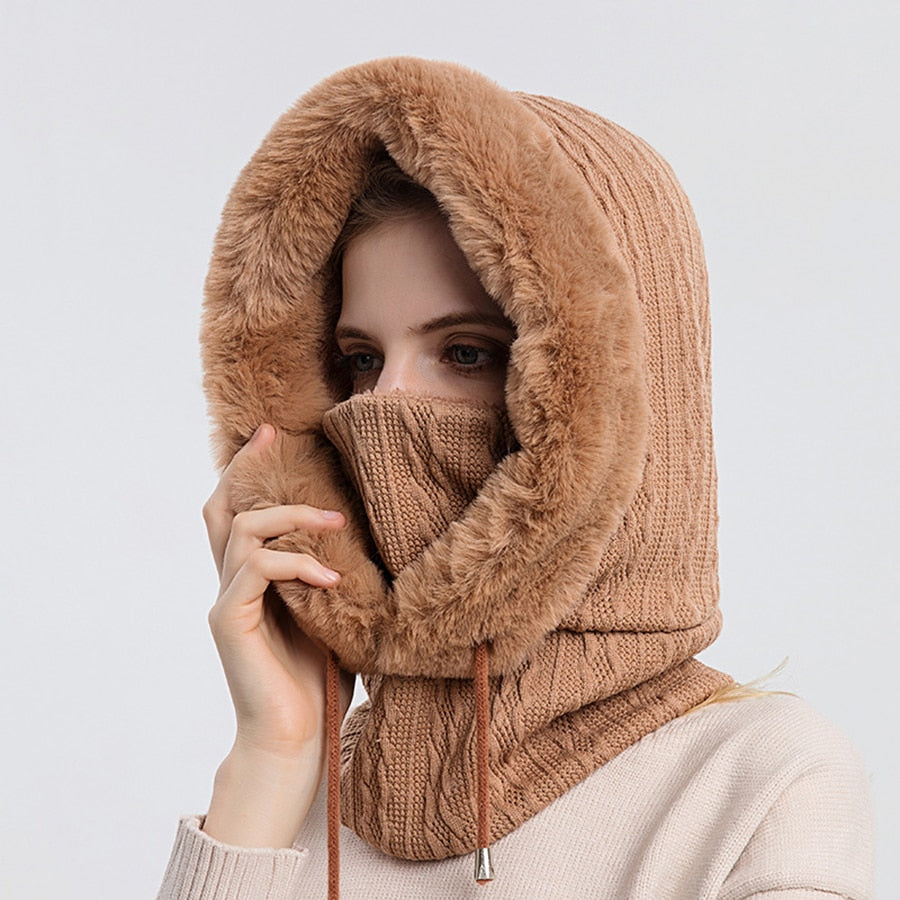 Winter Warm Cap | Winter Men Women Hats Thermal Fleece Balaclava | Hiking Cap Mask
