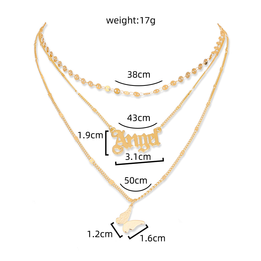 Elegant Cool Breeze Necklace / Multi-layer Necklace